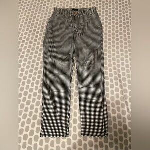 Nordstrom Black and White Checkered Women's Pants